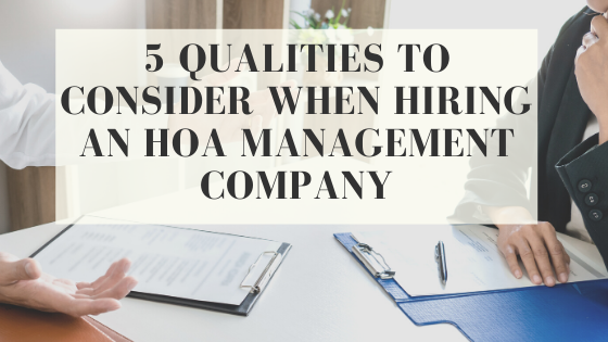5 Major Benefits Of Hiring An HOA Management Company